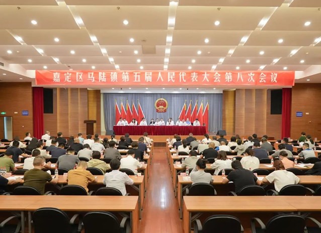 马陆镇第五届人民代表大会第八次会议胜利召开